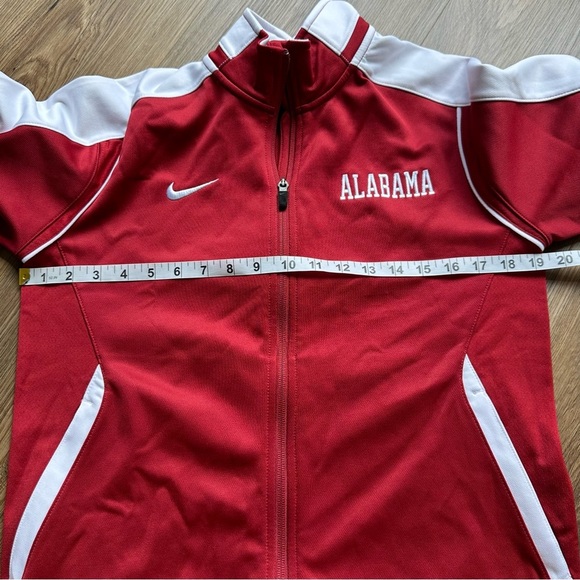 Alabama Crimson Tide Nike Jacket Mens Medium Red Dri-Fit Full Zip Long Sleeve - Picture 10 of 10